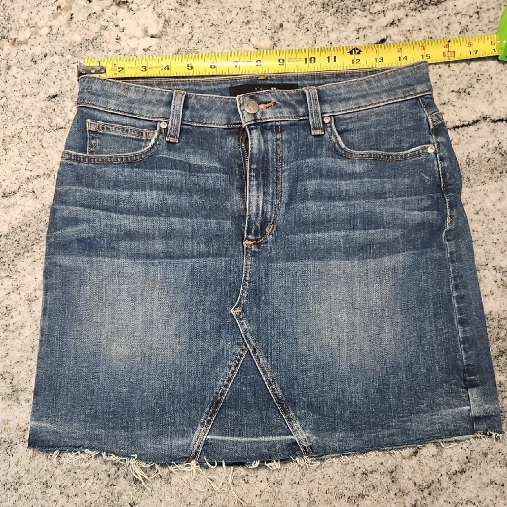 Joe's Jeans Blue Mini Pencil Skirt with Slit